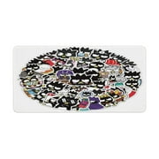 Badtz Maru Computer Mouse Mat with Anti-Slip Rubber Base Anti-Fray Stitching